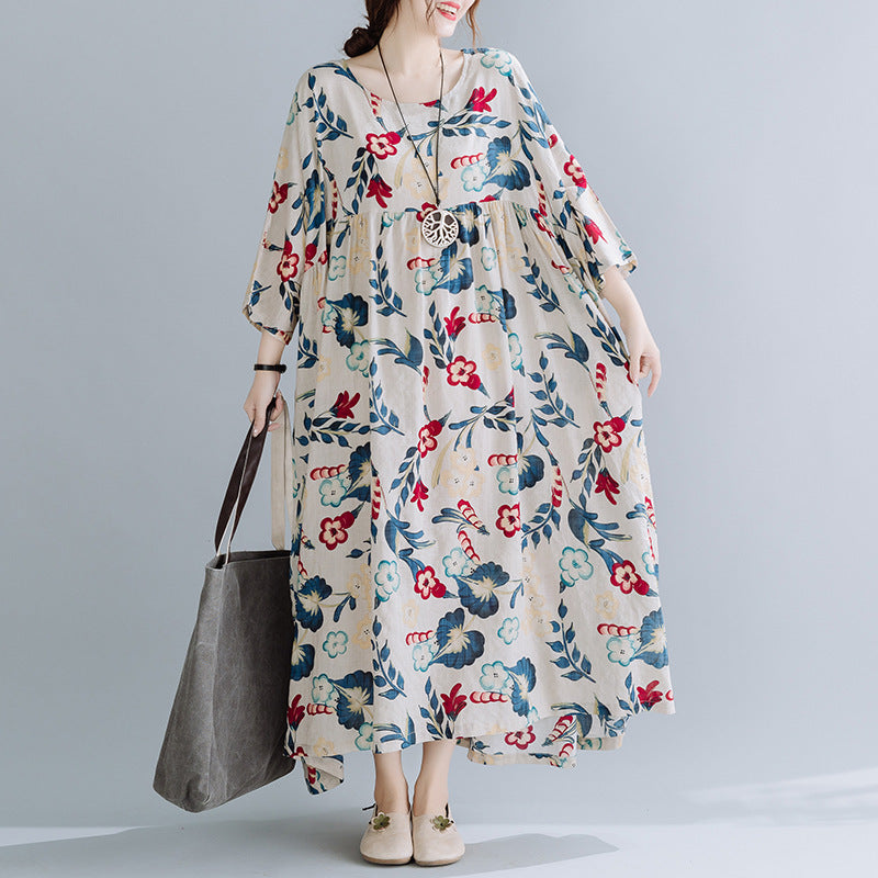 Easy Breeze Cotton Linen Dress