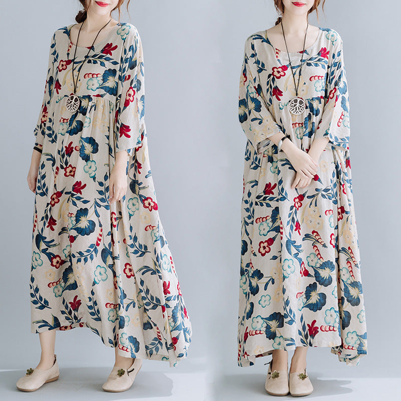Easy Breeze Cotton Linen Dress
