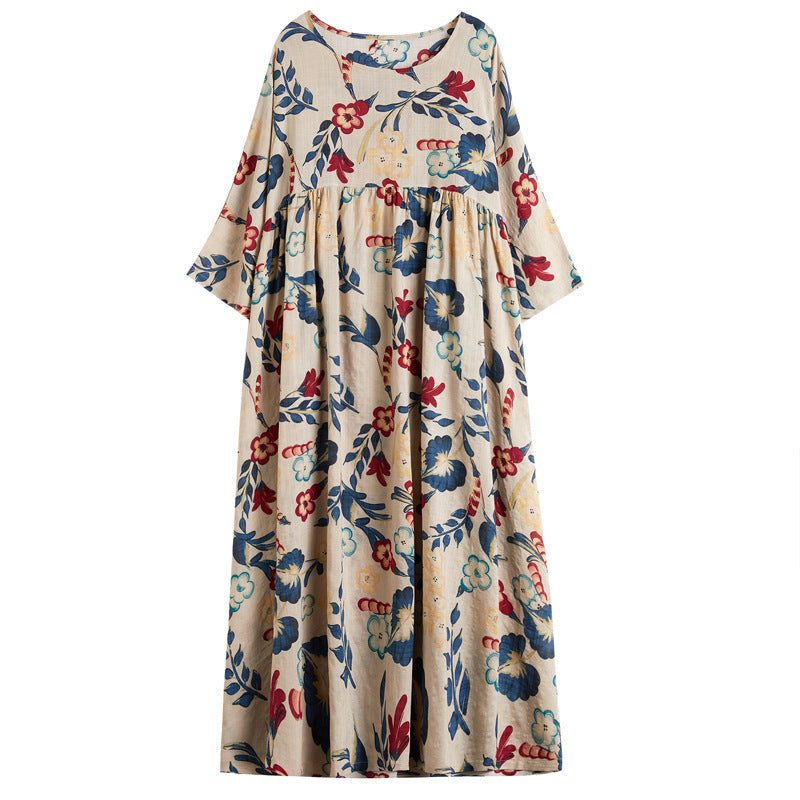 Easy Breeze Cotton Linen Dress